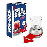 Original Spin The Shot | Flaschenspiel | Dreh den Pfeil und Trink | Premium Qualität | Shot | Partyspiel | Aperitif Spiel | Trinkspiel | House Party | OriginalCup®