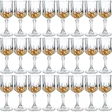 Srgeilzati Port-Gläser, Likörglas mit Stiel, Schnapsgläser, Limoncello-Gläser, 5cl (24 Stück)