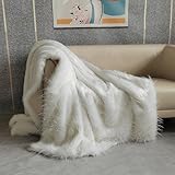 Flauschige Felldecke, 150 x 180 cm, weiche Kunstfelldecke, warme, Flauschige große Decke, für Bett, Couch, Auto, gemütlich-180 x 150 cm