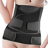 TIRAIN bauchgurt nach geburt 3 in 1 Postpartale Unterstützung belt bauchgürtel bauchband postpartum guertel fuer damen postnatal postpartaler gürtel bauchweggürtel kaiserschnitt