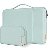 DOMISO Laptoptasche 17 Zoll Hülle Stoßfest Wasserdicht Laptop Sleeve PC Case Notebook Schutztasche für 17.3' HP Pavilion 17 Envy 17/Dell Inspiron 17/Lenovo IdeaPad/LG Gram/ASUS/MSI,Minzgrün