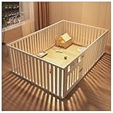 Welpenlaufstall, Hundelaufstall faltbar mit Tür, welpenauslauf für Wohnung, Fest und Glatt, Einfache Installation, für Hunde, Katzen, Kaninchen, Kleintiere, rutschfest(75cm/29.5in,10 Pieces)