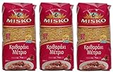 3x 500 g Set Reisnudeln Mittel aus Griechenland Hartweizennudeln Hartweizen griechische Reis Nudeln 1,5 kg + Probiersachet Olivenöl aus Kreta a 10 ml