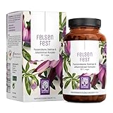 FELSENFEST - Johanniskraut Baldrian Passionsblume Kapseln hochdosiert - Vergleichssieger * - St Johns Wort mit Folsäure & B12 - Vegan - 90 Kapseln