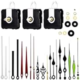 Esteopt 3 Uhrwerk für Wanduhr 13/16/22mm mit 7 Uhrzeiger Sets uhrwerke zum selbsteinbau mit Zeiger