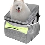 Hundefahrradkorb, tragbare Reise-Hundetragetasche, atmungsaktive Tragetasche für Hunde, weiche Seiten, Hundetragetasche, Hundefahrrad-Befestigungstasche, Haustier-Reisetasche, Hundekorb-Tragetasche,