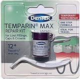 DenTek Temparin Max Reparatur-Set für verlorene Füllungen, Kappen und Kronen 12+ Reparaturen