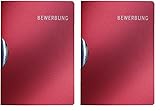 Leitz 39730028 Bewerbungsmappe (Elegant bordeaux) (Packung mit 2)