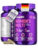 Multivitamin Kapseln hochdosiert für Frauen – A-Z Komplex mit Vitamin B6, Eisen, Zink & Vitex – 60 vegane Kapseln – Premium Multivitamin – All in One Vitamine für Frauen (1 Pack)