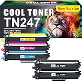 TN-243CMYK TN247 MFC L3750CDW Toner: Kompatibel für Brother DCP-L3550CDW Toner MFC-L3750CDW MFC-L3770CDW HL-L3210CW HL-L3230CDW MFC-L3710CW MFC-L3730CDN TN243CMYK TN 243CMKY 247 TN-247 TN-243 5er-Pack