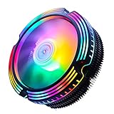 KLJGNCKM PC CPU Kühlventilator 120 mm bunt RGB 4pin Heizkörper für Y