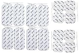 16 Elektroden-Pads 10x5cm & 5x5cm | wiederverwendbare Klebe-Elektroden für TENS-Geräte & EMS-Trainer | Sehr gute Haft - & Leitfähigkeit | zertifiziertes Medizinprodukt - axion