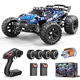 Ferngesteuertes Auto 1:14 All-Terrain RC Auto für Erwachsene & Jungen, 4WD Offroad RC Truck mit hoher Geschwindigkeit 40+ km/h, RC truck mit 2 wiederaufladbaren 1300-mAh-Akkus und 2 Reifensätzen