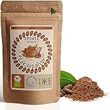 SPINTZ Bio Kakao Pulver 250g - stark entölt, 10-12% Fett - Kakaopulver in Rohkost Qualität - Kakaobohnen gemahlen - vegan, natürlich - Rohkostqualität | plastikfrei verpackt
