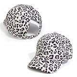 YAQUEKOU Cap Kinder Mädchen Kappe Verstellbarer Snapback Regenbogen Baseballkappe Leopard Baseball Cap Sonnenhut Kinder Basecap Schirmmütze Mädchen (DE/NL/SE/PL, Alter, 3 Jahre, 10 Jahre, Leopard)