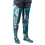 Watstiefel Damen Herren Unisex Watschuhe Anglerstiefel Anglerhose mit Stiefel wasserdichte Wathose Seestiefel Hüftstiefel Fischerstiefel Größe 35-45 Lange Watthosen Gummistiefel Fishing Boots