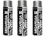 Deco Color 3er Sparpack 500ml Felgenlack SILBER Felgen Farbe Felgenspray Sprühfarbe