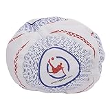 Juggle Pro Footbag Offizielle Fußballweltmeisterschaft Hacky Sack mit 8 Paneelen – Modell World Cup – FUSSJONGLIEREN - Hergestellt aus Ultra Wildleder (Amara) Kunststoffgewebe, Handgenäht