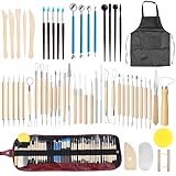Legpador Modellierwerkzeug, Töpferwerkzeug, Modelierwerkzeugset, Ton Werkzeug, Töpferwerkzeugen, Töpferwerkzeug Set, Sculpting Werkzeug für DIY Kunsthandwerk, Skulptur, Schnitzen, Anfänger, Modellbau