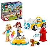 Lego Friends Mobiler Hundesalon, Fahrzeug-Spielset mit Tieren für Rollenspiele, Kinderspielzeug mit 2 Spielfiguren und 2 Hunden für Mädchen und Jungen ab 4 Jahren, Hundepflegeset 42635