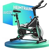 DMASUN Upgraded Heimtrainer Fahrrad, Leiser Hometrainer Fahrrad mit 0-100% Widerstand, LCD-Display & Tablet-Halterung, Professionelles Ergometer Heimtrainer mit bequemem Sitz, Bis 160KG