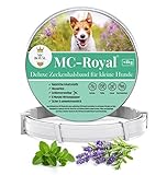 MC-Royal® Deluxe Zeckenhalsband für kleine Hunde - 100% natürliche Inhaltsstoffe - bis zu 8 Monate zuverlässiger Zeckenschutz