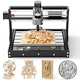 Twotrees CNC Fräsmaschine TTC3018, 3 Achsen CNC Fräse, GRBL Steuerung, CNC-Holzfräse für Holz, Kunststoff, Acryl, 300x180x40mm Arbeitsbereich