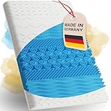Matratzentopper ErgoFit - Made in Germany Topper 160x200cm mit optimierten 7-Zonen-Komfort - Matratzen Topper 5 cm Hoch - weiches Liegegefühl - Öko-Tex Zertifiziert - Matratzen Topper 160x200 cm