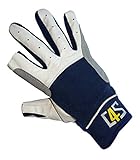 crazy4sailing Segelhandschuhe Cruising - 2 Finger geschnitten, Farbe:Navyblau, Größe:L