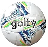 GOLTY Dual Tech Icemaster Futsal Sala Ball, Größe 4, Low Bounce Kolumbien (Blau)