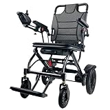 ByteTecpeak D04 Elektrischer Rollstuhl Faltbar Leicht – 500W Motor, 10Ah Akku, 20km Reichweite, 150kg Belastbar, Pannensichere Reifen, für Senioren & Menschen mit eingeschränkter Mobilität