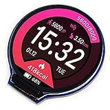 WETPET 1,28Zoll LCD Bildschirm Modul mit Rundem Display GC9A01 SPI Kommunikation RGB 65K Farben UnterstüTzung Raspberry