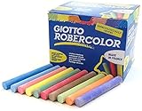 Giotto 5390 00 - RoberColor Wandtafelkreide, Karton mit 100 Stück farbig sortiert