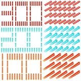 600 Stück Fliesenkeile Kunststoffkeile Klein, Fugenkeile Plastik Montagekeile Kunststoff, Abstandshalter Fliesen Keile, Abstandskeile für Fliesenpflaster (30x7x0-5mm, 30x8x0-6mm, 58x9x0-10mm)