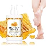 Honig Hydrating Fußcreme, 150g Fußpflegecreme Fußpflege zur Vorbeugung von Hornhaut - Fusscreme Sehr Trockene Füsse, Erhöht sofort den Feuchtigkeitsgehalt, Riss-Fußcreme for Frauen und Männer