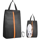 TOBWOLF Reiseschuhtasche, wasserdichte Golfschuhtasche mit Reißverschluss, Geruchsdichte Tasche für Sportschuhe für Reisen, Laufen, Fitnessstudio, Fußball, Schuh-Organizer fürs Auto