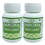 Garcinia (Garcinia Cambogia) Capsules | 500 mg. - 10:1 Potent Extract | Ayurvedic Herbal Supplement | 60 Vegan Capsules for Men & Women (Pack of 2 Bottles)