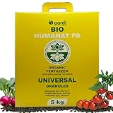 GARDJ Organischer Granulatdünger | Langzeitdünger für Gemüse, Obst, Blumen & Stauden | Bio Dünger für gesunde Pflanzen, kräftige Wurzeln & üppige Blüten | 5 kg