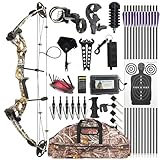 Compound Bow Kit 30-55LBS Rechte Hand - Alle Zubehör für Erwachsene/Anfänger Jagen, Angeln & Zielschießen enthalten