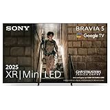 Sony BRAVIA 5 XR Mini-LED 55 Zoll Fernseher (K55XR52), AI XR-Prozessor, akustisches Multi-Audio, Dolby Vision/Atmos, IMAX Enhanced, Google TV (2025), Google Cast, Apple AirPlay 2, Game Menu, Smart TV
