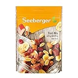 Seeberger Trail-Mix 5er Pack: Nuss-Frucht-Mischung aus gerösteten & gesalzenen Erdnüssen und Mandeln - kombiniert mit süßen Trockenfrüchten - salzig-fruchtiger Geschmack (5 x 150 g)