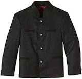 G.O.L. Jungen Sakko Tegernseer Janker, Flanell, Gr. 158, Grau (dunkel-anthrazit 30)