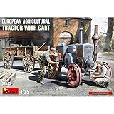 Mini Art 38055 1:35 Euro. Ackerschlepper m. Anhän. (2) - Plastikbausatz, Traktor Bausatz, 1:35 Bausatz, Modellbausatz, Standmodell, Modellbau