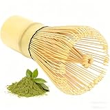 Ulable Bambus-Teebesen, Chasen, für Matchapulver, für die japanische Teezeremonie, erhältlich mit Besenborsten, Bambus, 60-70 prongs