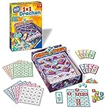 Ravensburger 24976 - 1x1 Drachen-Lernspiel, Rechenspiel für Kinder von 7-10 Jahren, für 2-4 Spieler, Zahlenraum 1-100, kleines Einmaleins