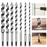 Holzbohrer 7 PCS,Schlangenbo Hrer Set Sds Plus Bohrer Set Bohrer Mit SDS Plus Schaft Bohrer Set Holz (6/8/10/12/14/16/18 * 230MM)Holzschlangenbohrer Für Edelstahl,Holzplatten,PVC-Platten,Ziegelsteine