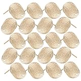 WESIEVYA 30st Runder Ohrstecker Mit Loch Ohrring-pin-post Rohlinge Für Ohrstecker Lünette Ohrstecker Für Rückseiten Von Ohrringstiften Basis Zur Herstellung Von Ohrringen Legierung Golden