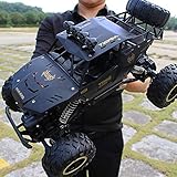 Fernbedienung Auto - RC-Raupen-Auto-Spielzeug-Geschenk für 6-12 Jahre alt Kinder, 4WD Off-Road-Truck für Jungen Mädchen Radio Monster Truck 2.4GHz Electric Buggy Spielzeug Geschenk für Kinder & Erwach