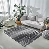 SUNYRDSM Kinder Teppich Zimmerdeko 80X160CM Pflegeleichter Grauer Schlafzimmer weicher bequemer Teppich waschbar Küche Teppich