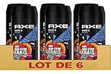 AXE Deodorant für Herren, Spray mit Skate und Rosen, 48 Stunden lang frisch, Duft frischer Rosen (6 x 200 ml)